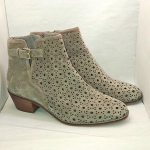 Cole Haan suede zip women's booties size 7.5